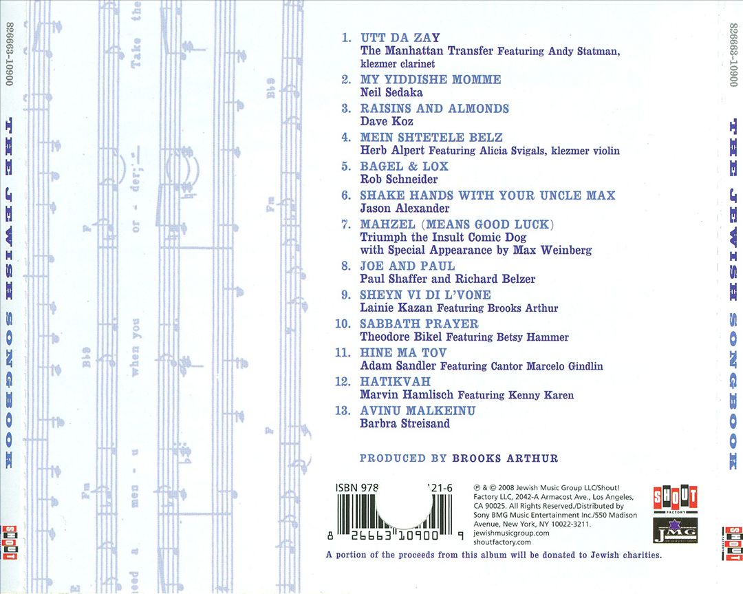 Jewish Songbook: The Heart & Humor of a People cover art