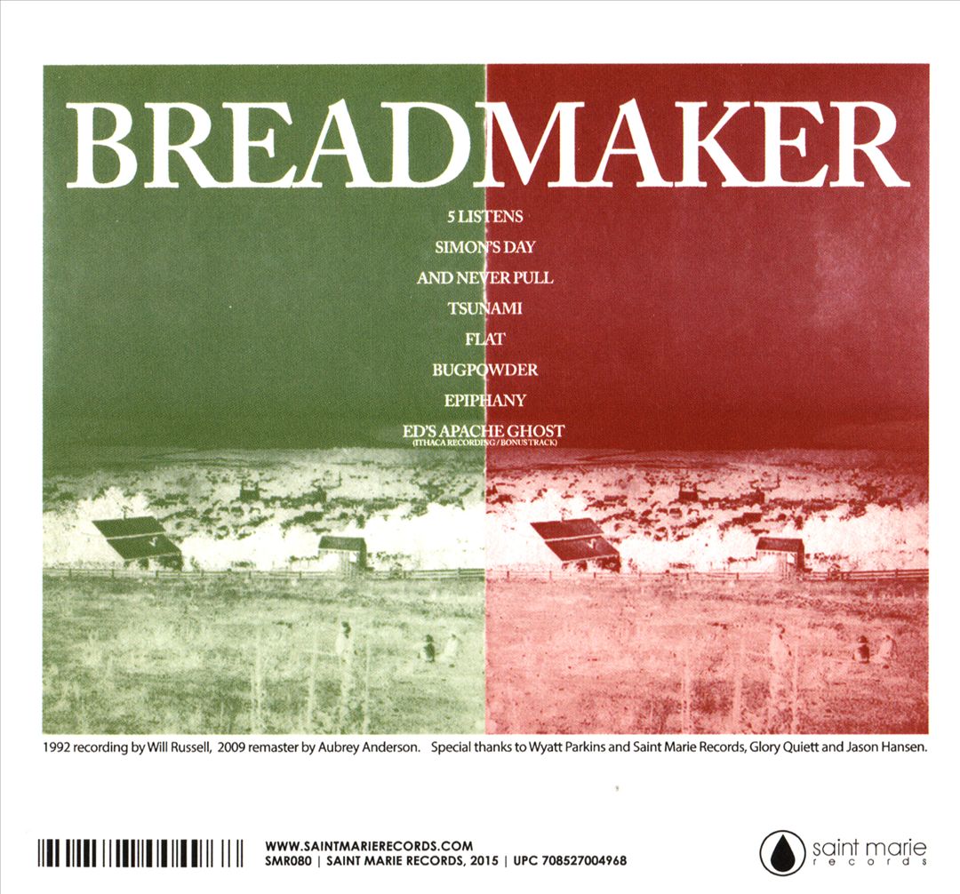 Breadmaker cover art