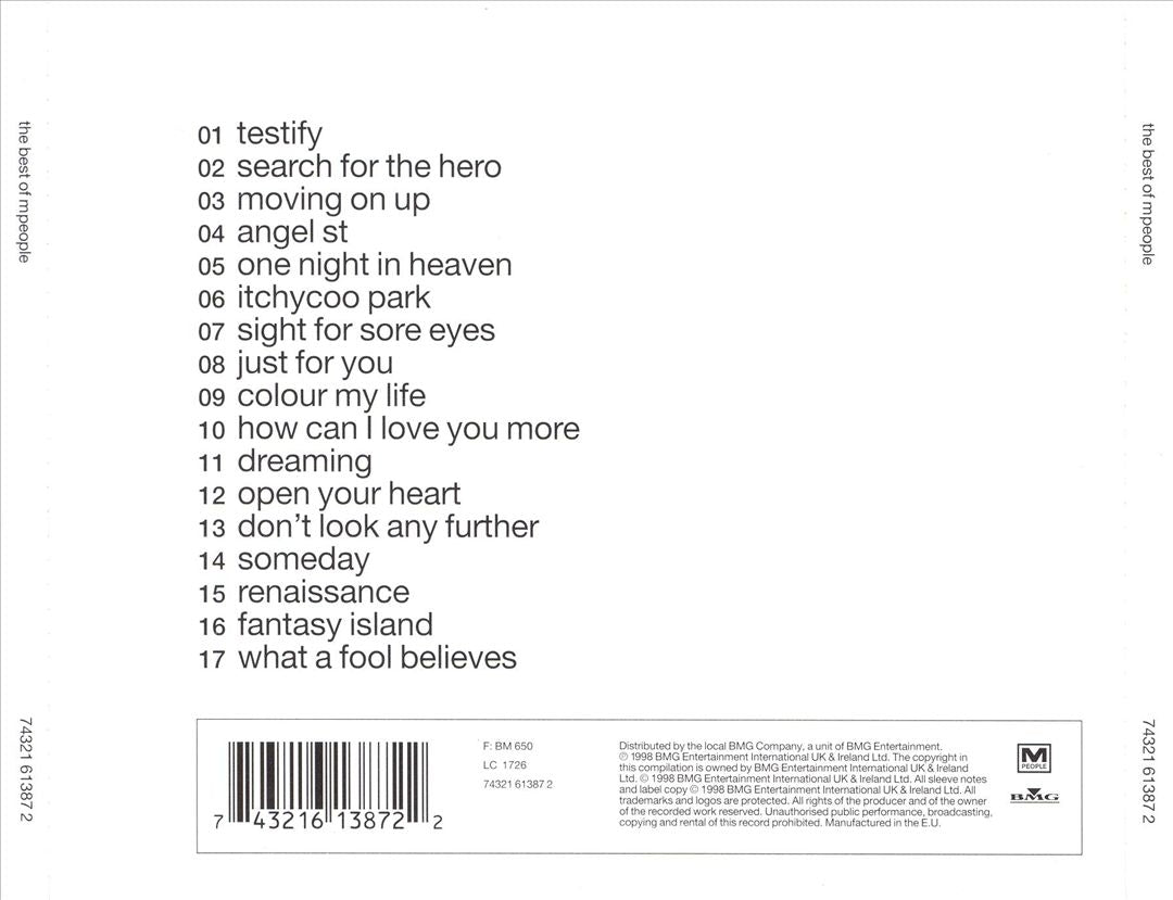 Best Of M People cover art