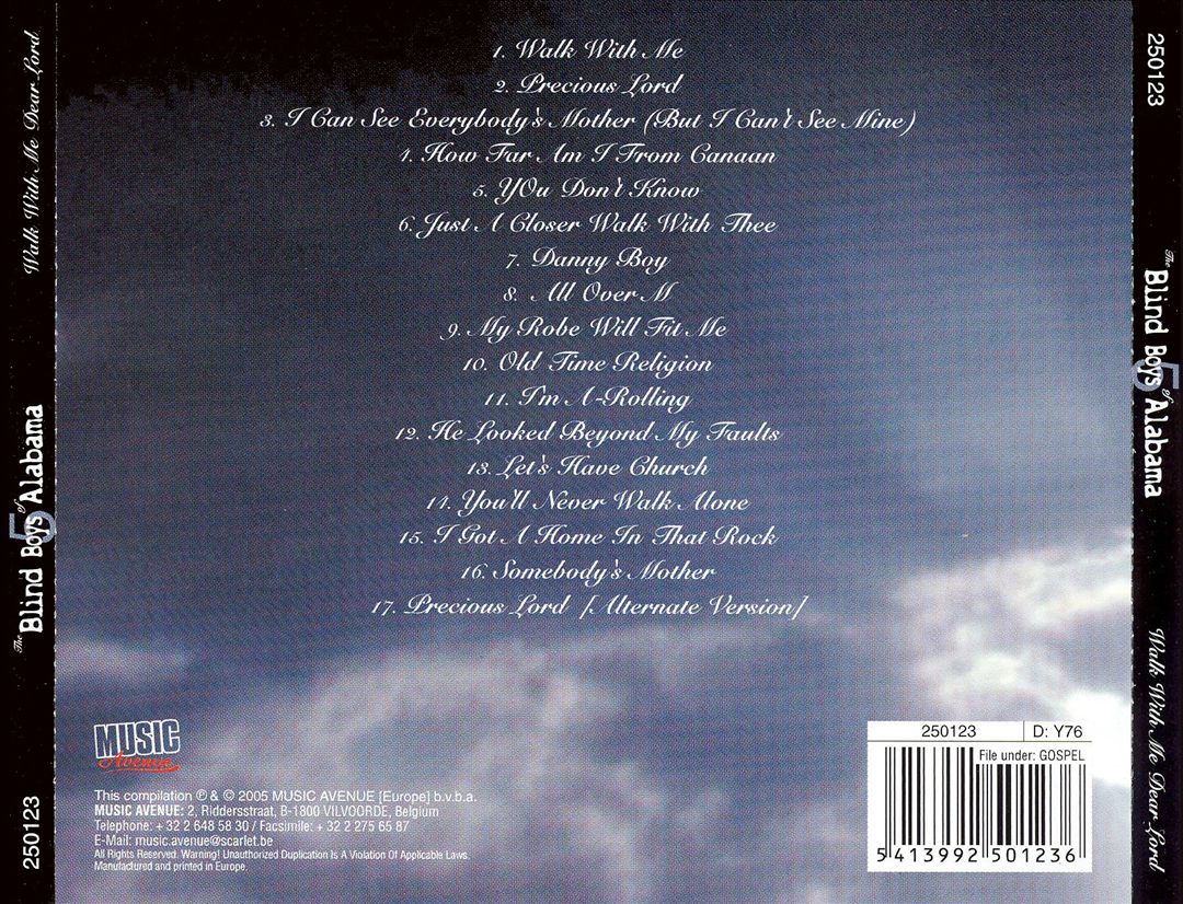 Walk with Me Dear Lord cover art