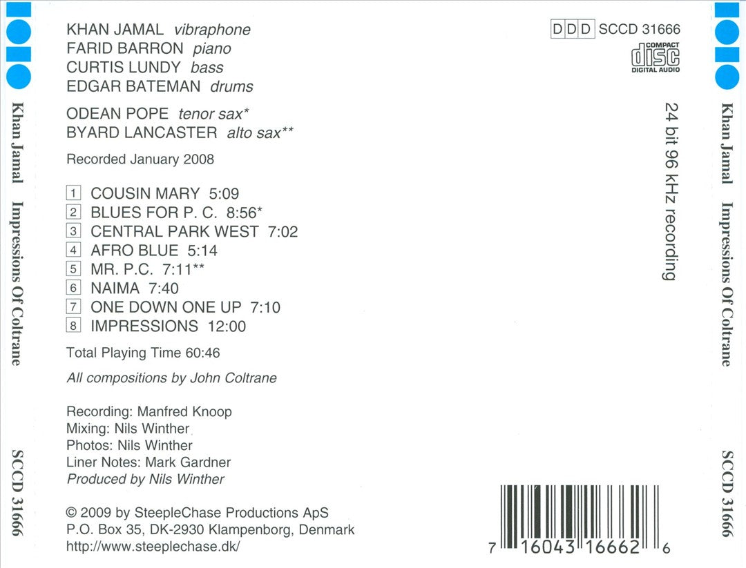Impressions of Coltrane cover art
