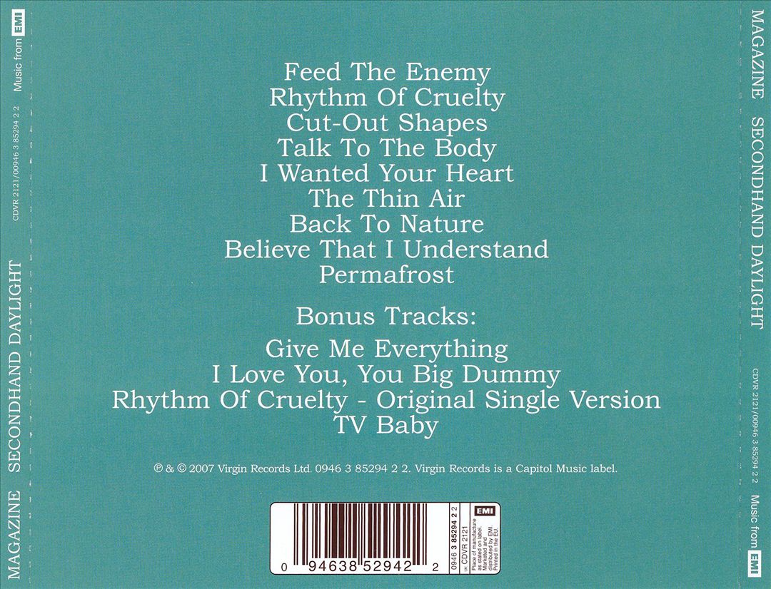 Secondhand Daylight [2007 Expanded] cover art