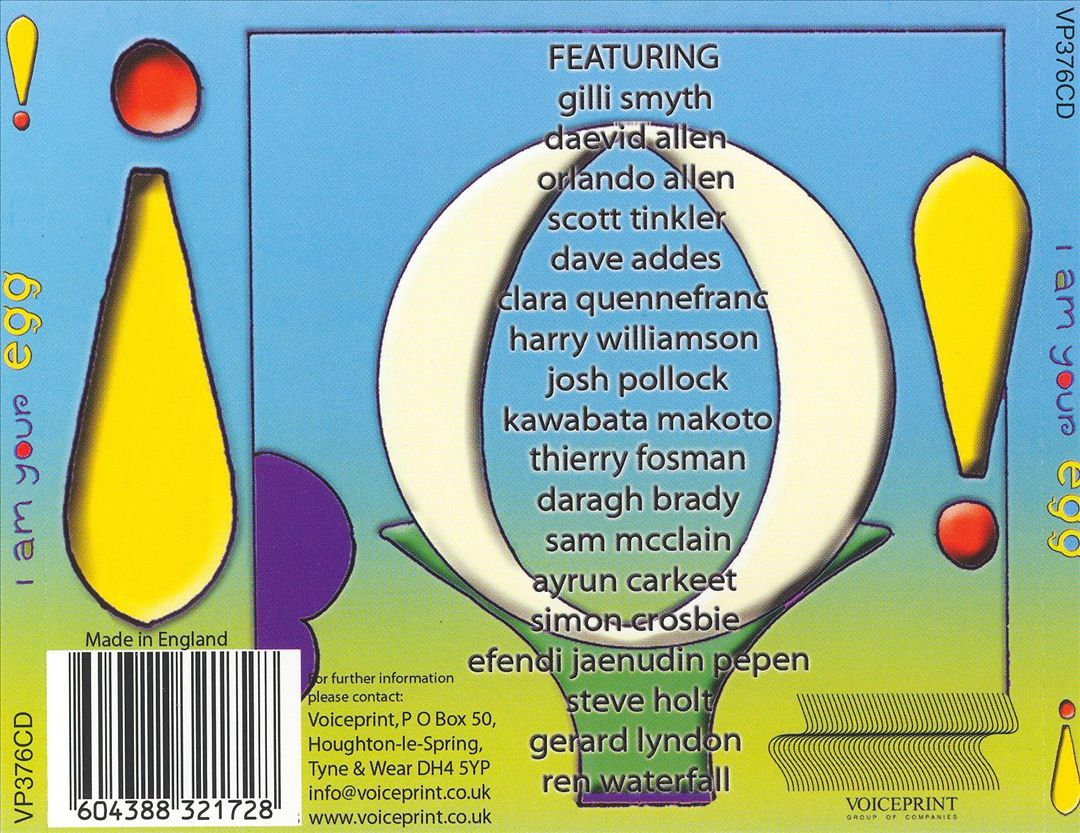 I Am Your Egg cover art