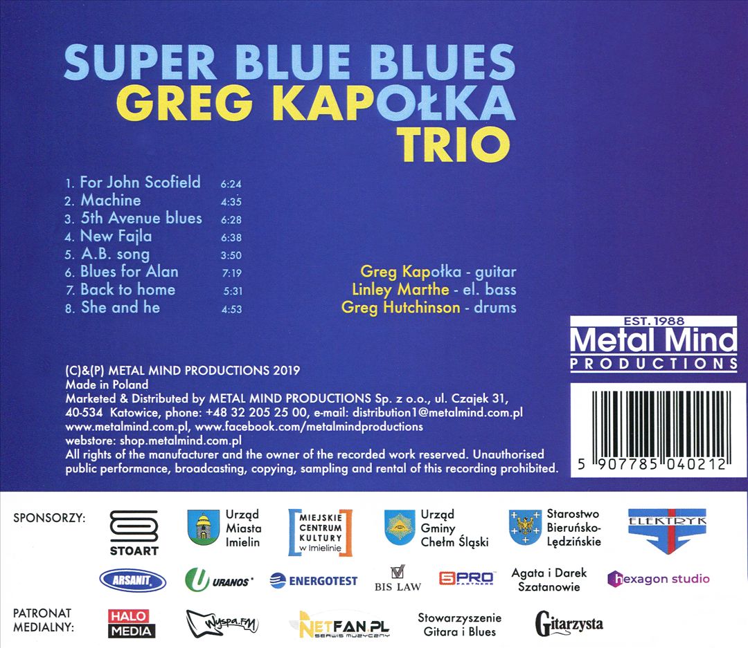 Super Blue Blues cover art