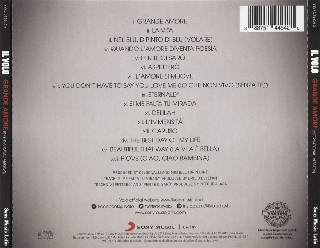 Grande Amore [International Version] cover art