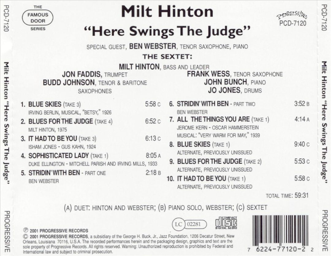 Here Swings the Judge cover art