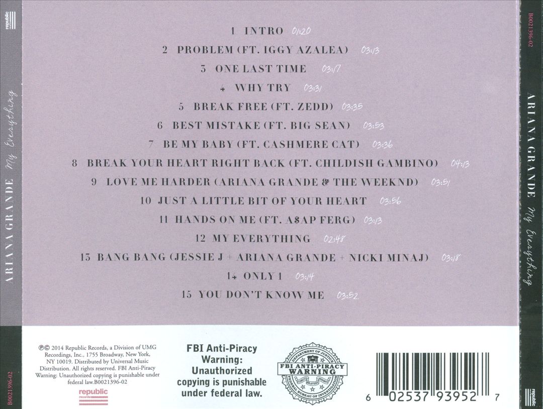 My Everything [Deluxe Version] cover art