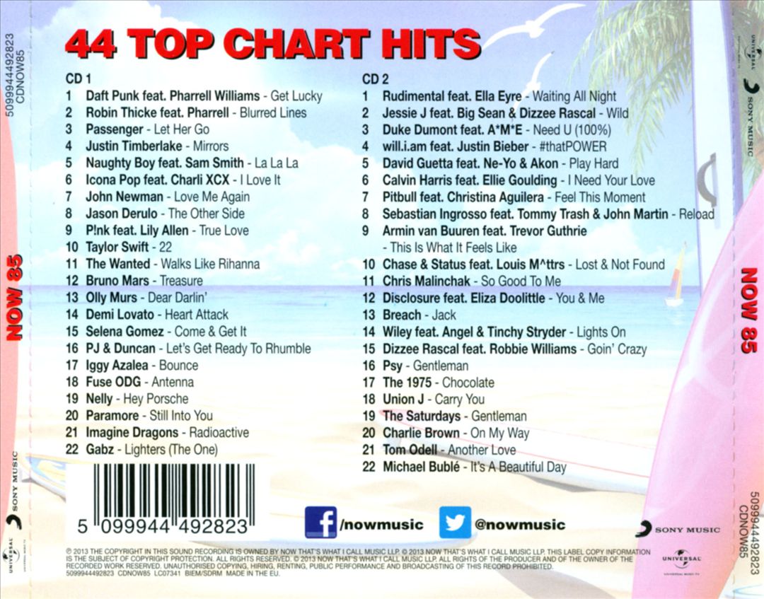 Now That's What I Call Music! 85 [UK] cover art