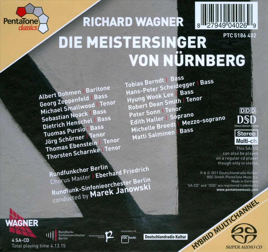 Wagner: Die Meistersinger von Nürnberg cover art