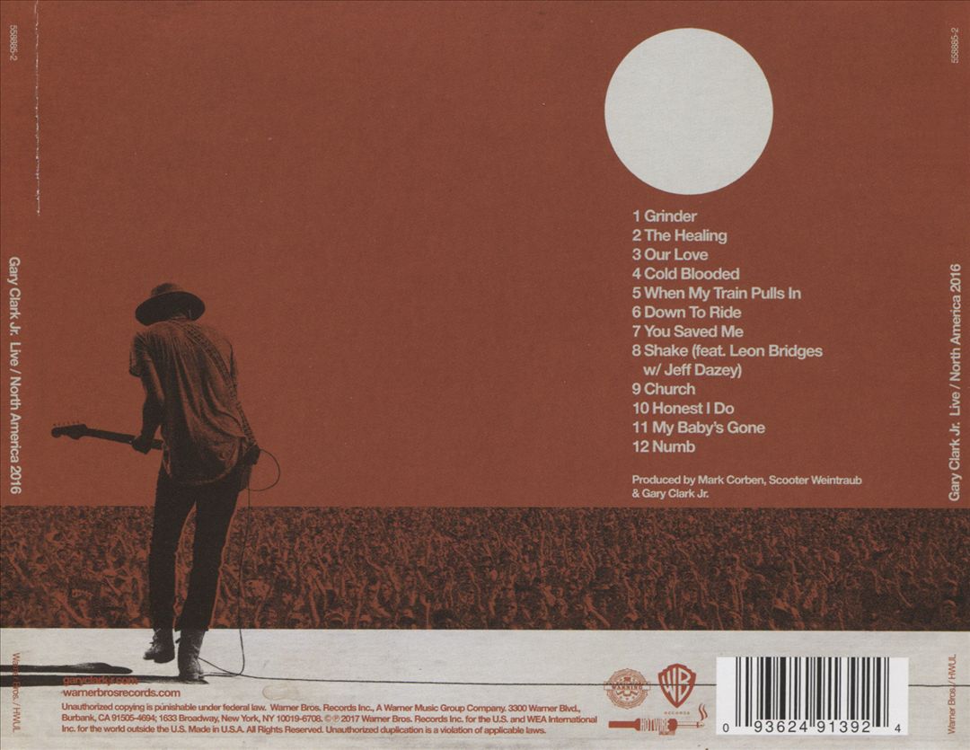 Live North America 2016 cover art