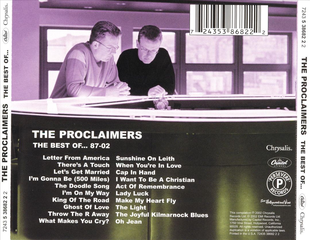 Best of the Proclaimers cover art