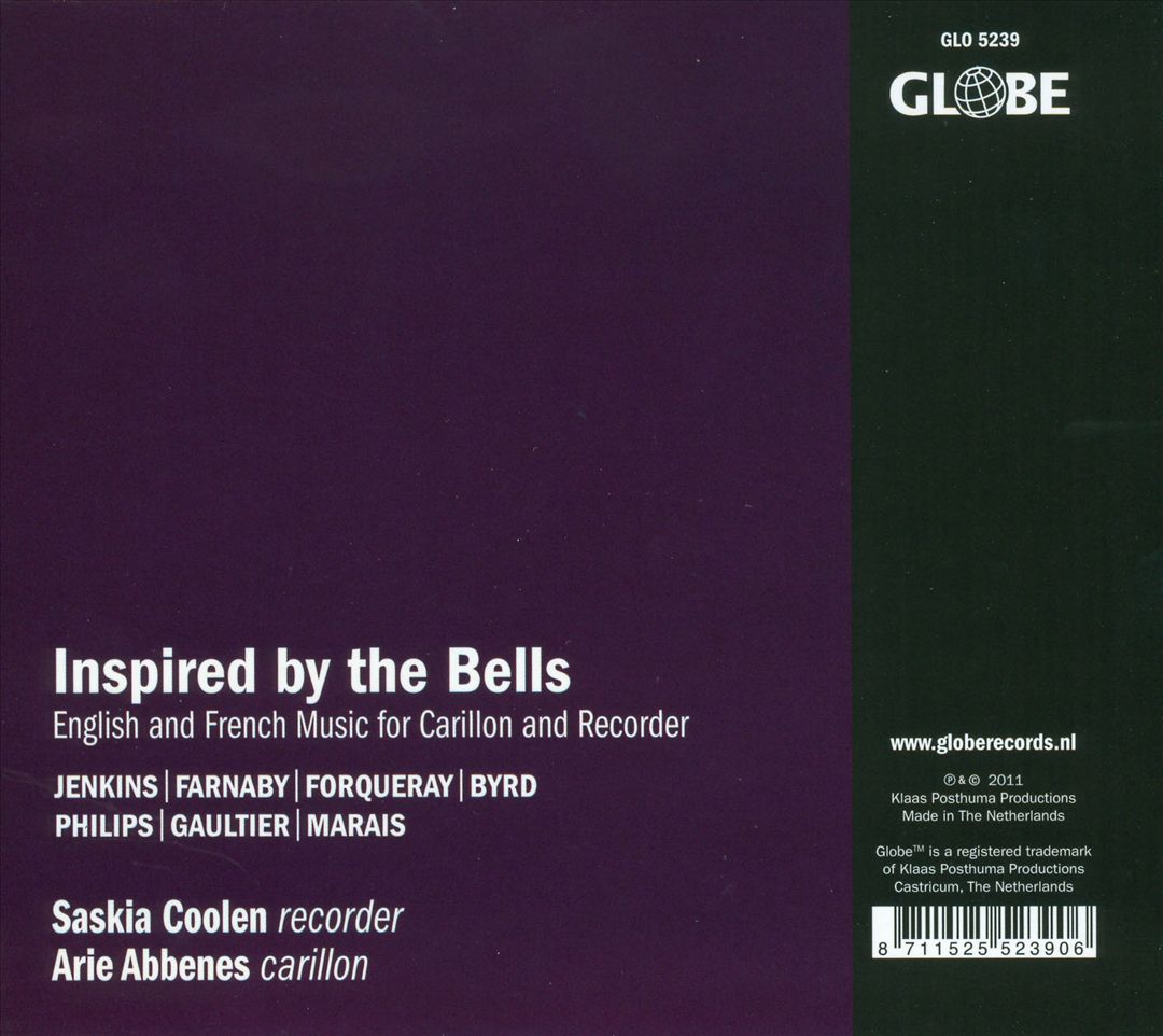 Inspired by Bells: English and French Music for Carillon & Recorder cover art