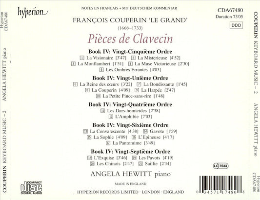 François Couperin: Keyboard Music, Vol. 2 cover art