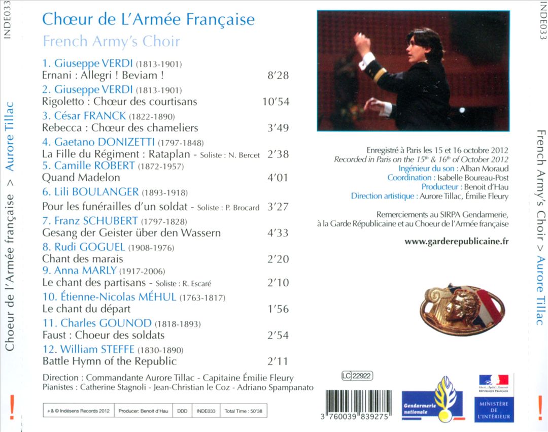 Verdi, Franck, Gounod cover art