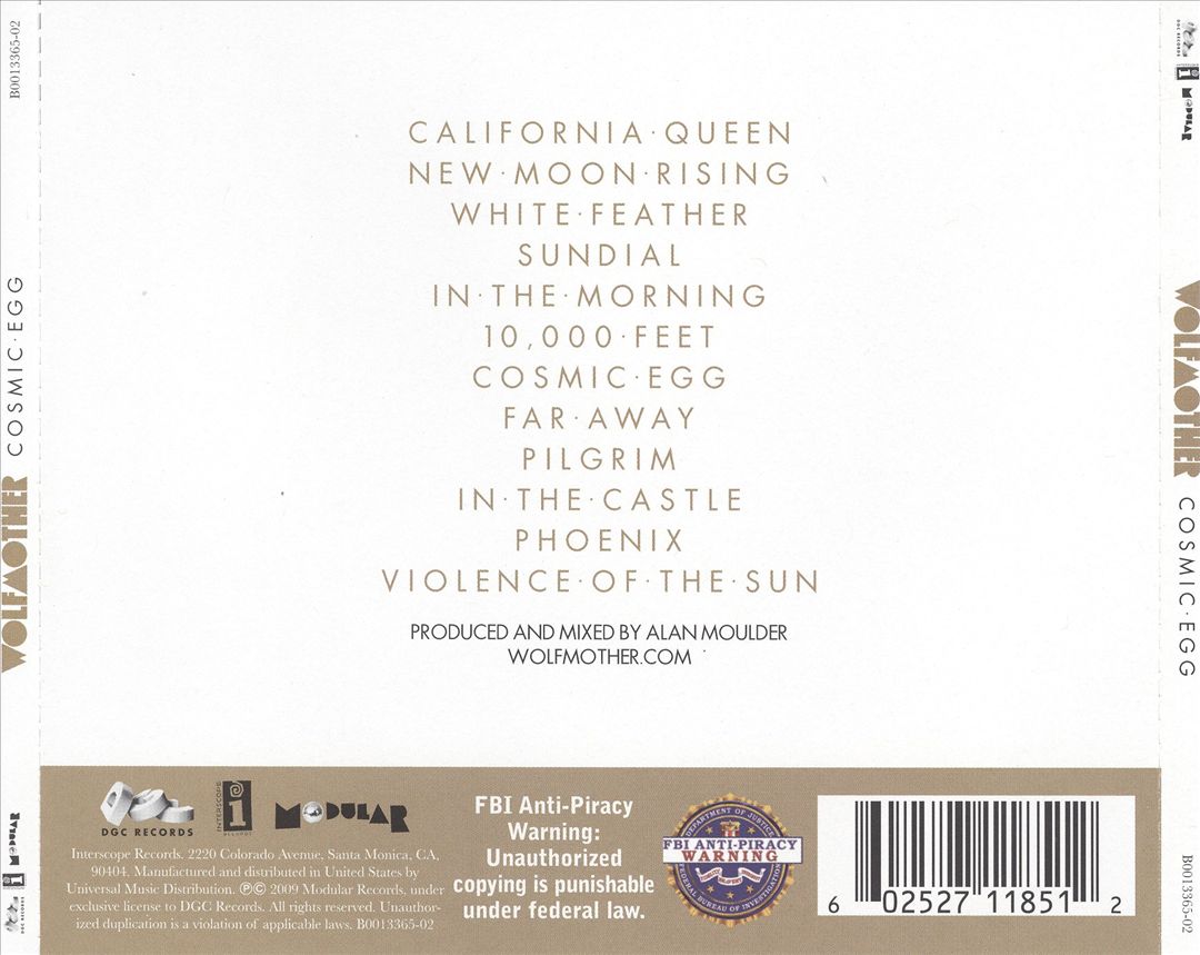 Cosmic Egg cover art