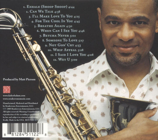 Kirk Whalum Performs the Babyface Songbook cover art