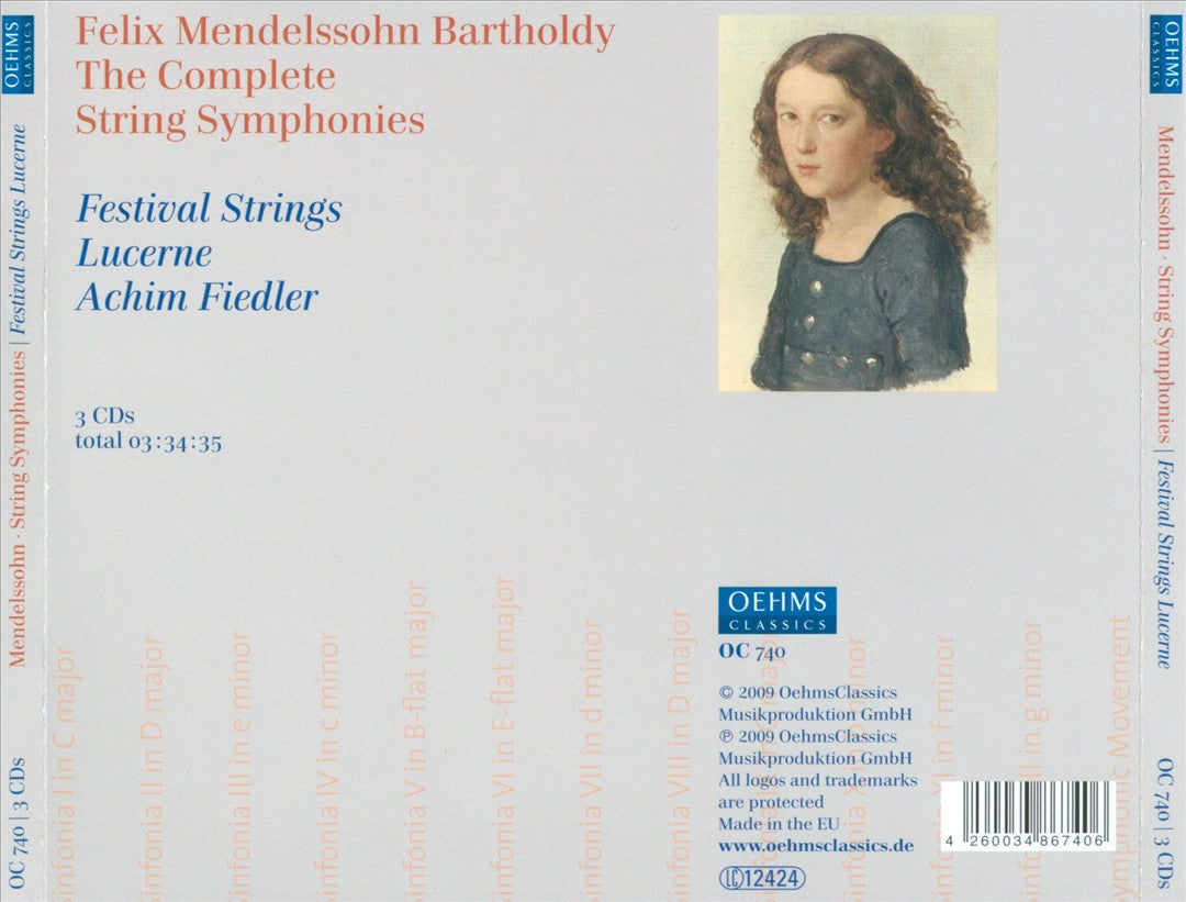 Mendelssohn: The Complete String Symphonies cover art