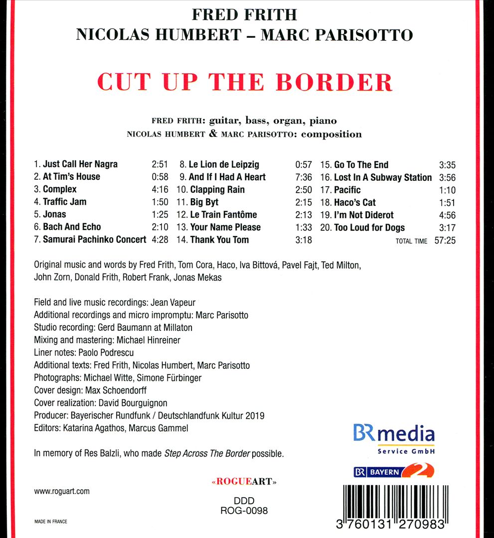 Cut Up the Border cover art