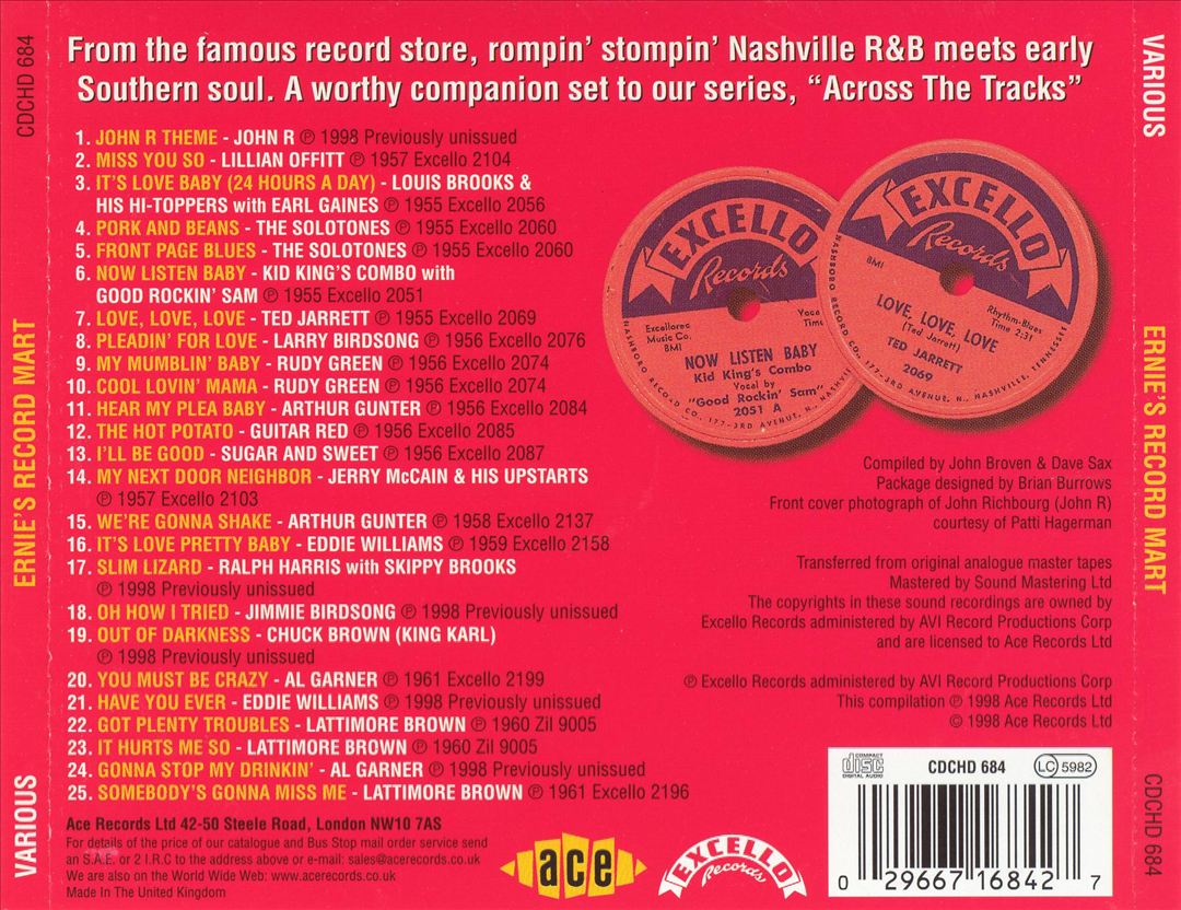 Ernie's Record Mart cover art