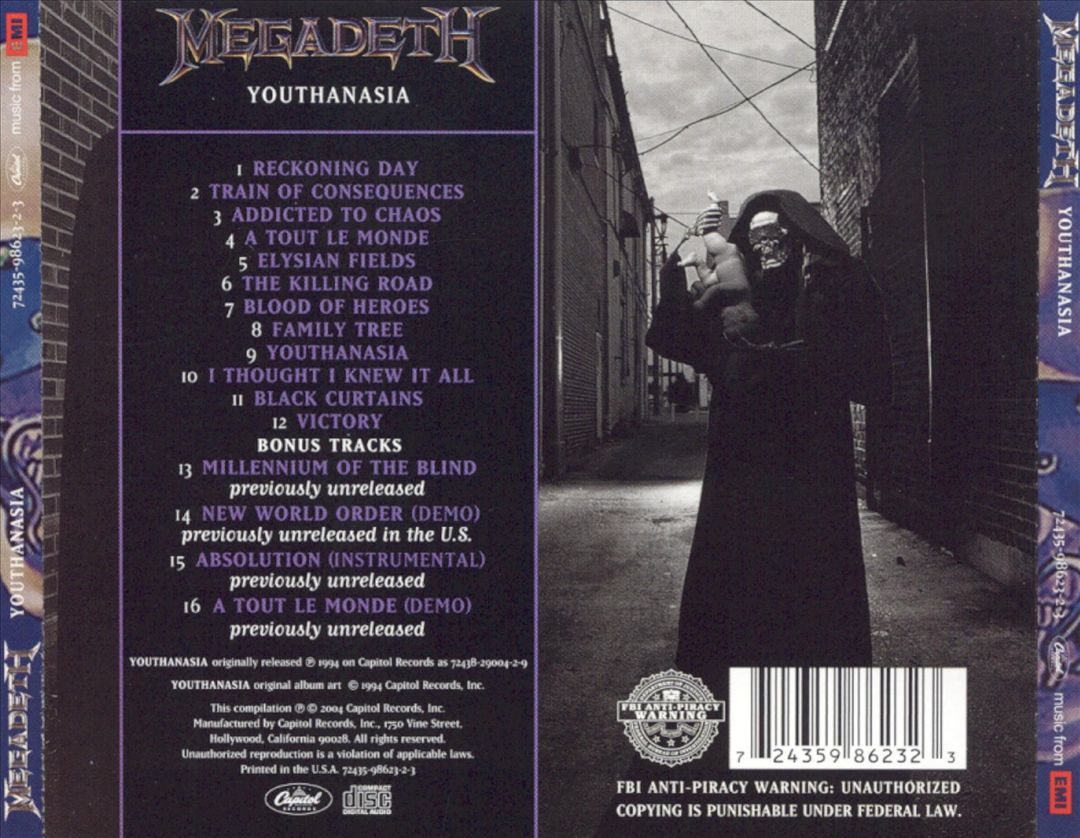 Youthanasia [Bonus Tracks] cover art
