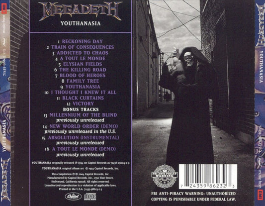 Youthanasia [Bonus Tracks] cover art