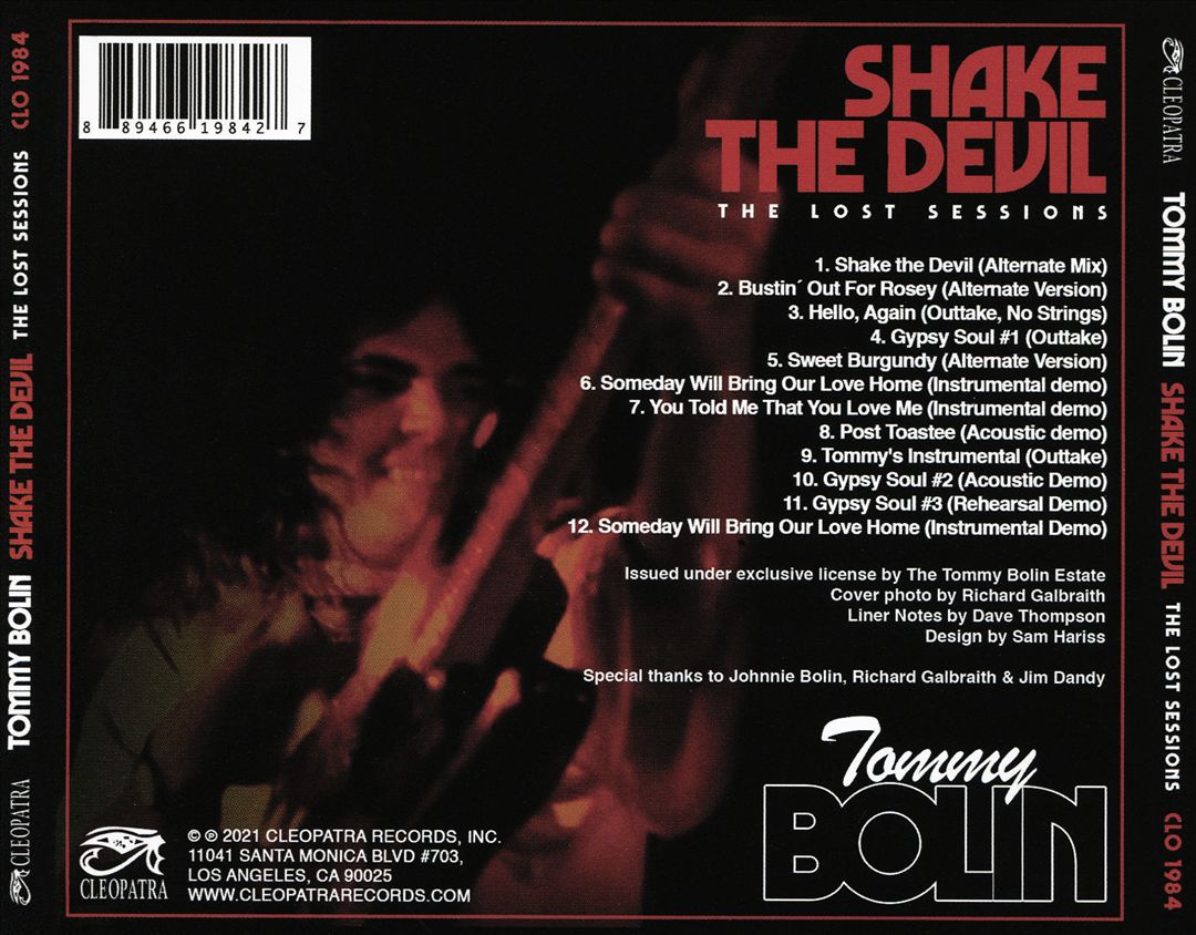 Shake the Devil: The Lost Sessions cover art