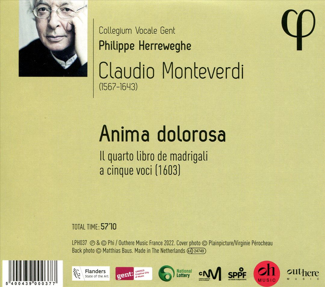 Monteverdi: Anima dolorosa - Il quarto libro de madrigali cover art