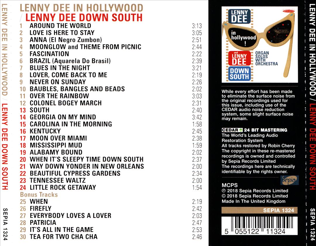 In Hollywood/Down South cover art