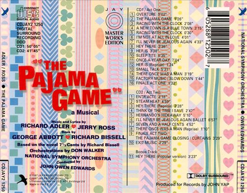 Pajama Game [1996 London Studio Cast] cover art