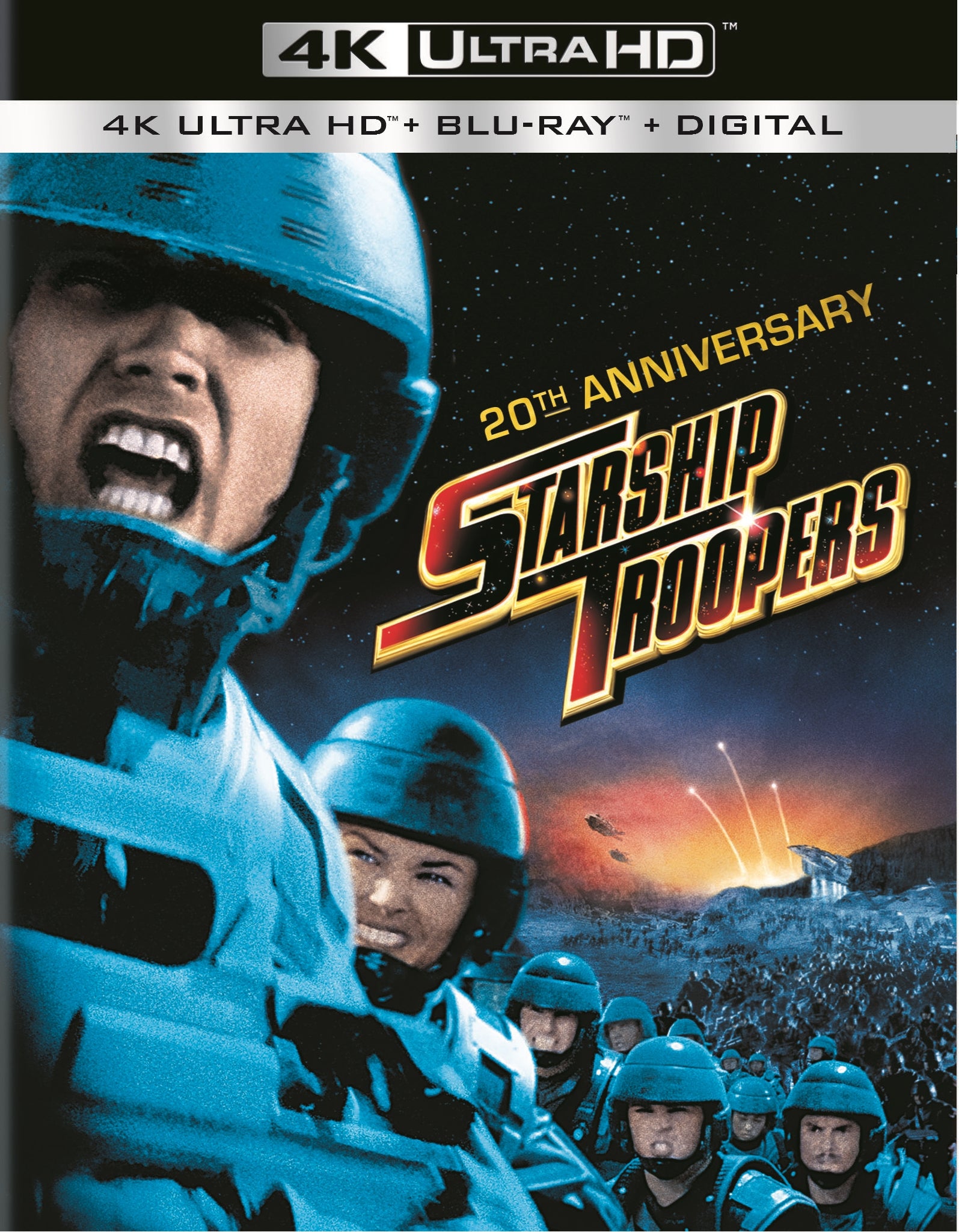 Starship Troopers [20th Anniversarty Ed.] [With Digital Copy] [4K Ultra HD Blu-ray] cover art