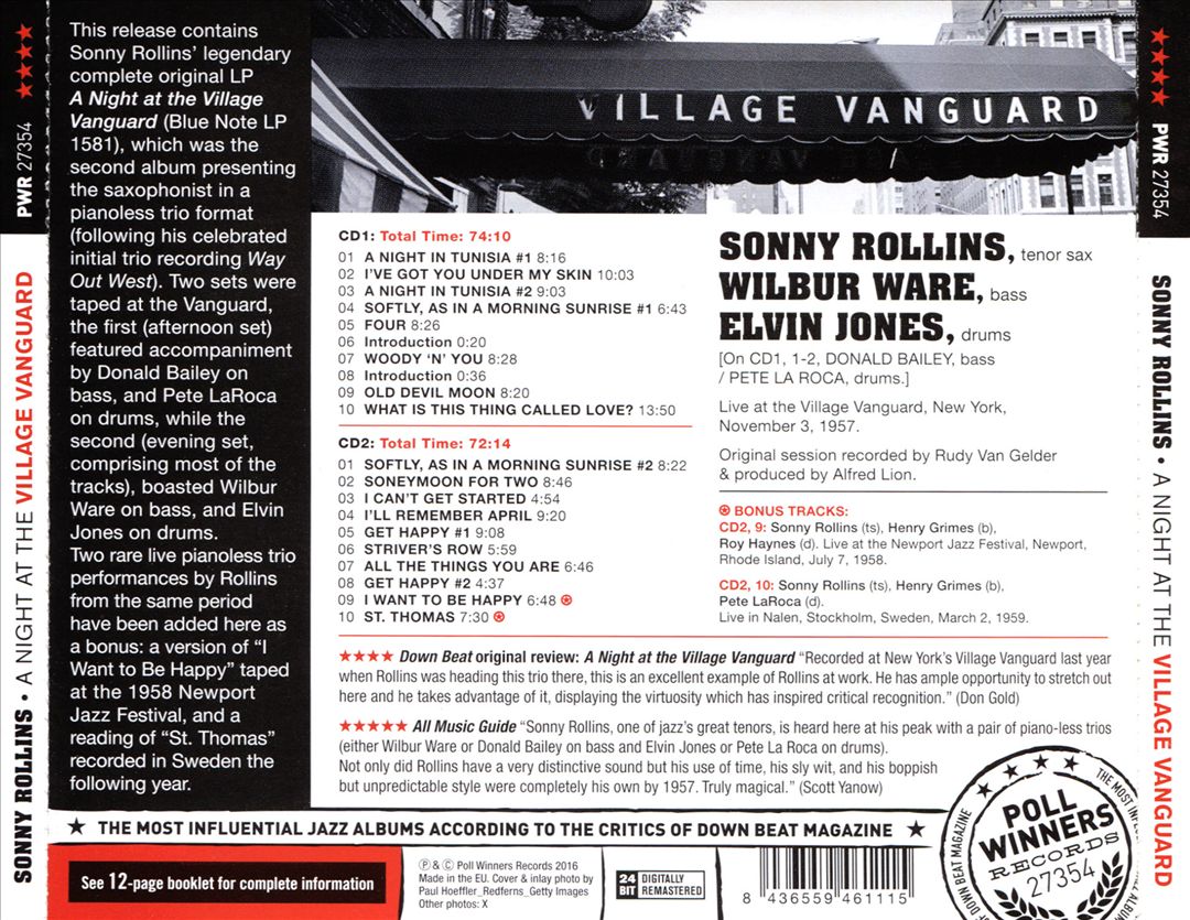 Night at the Village Vanguard cover art