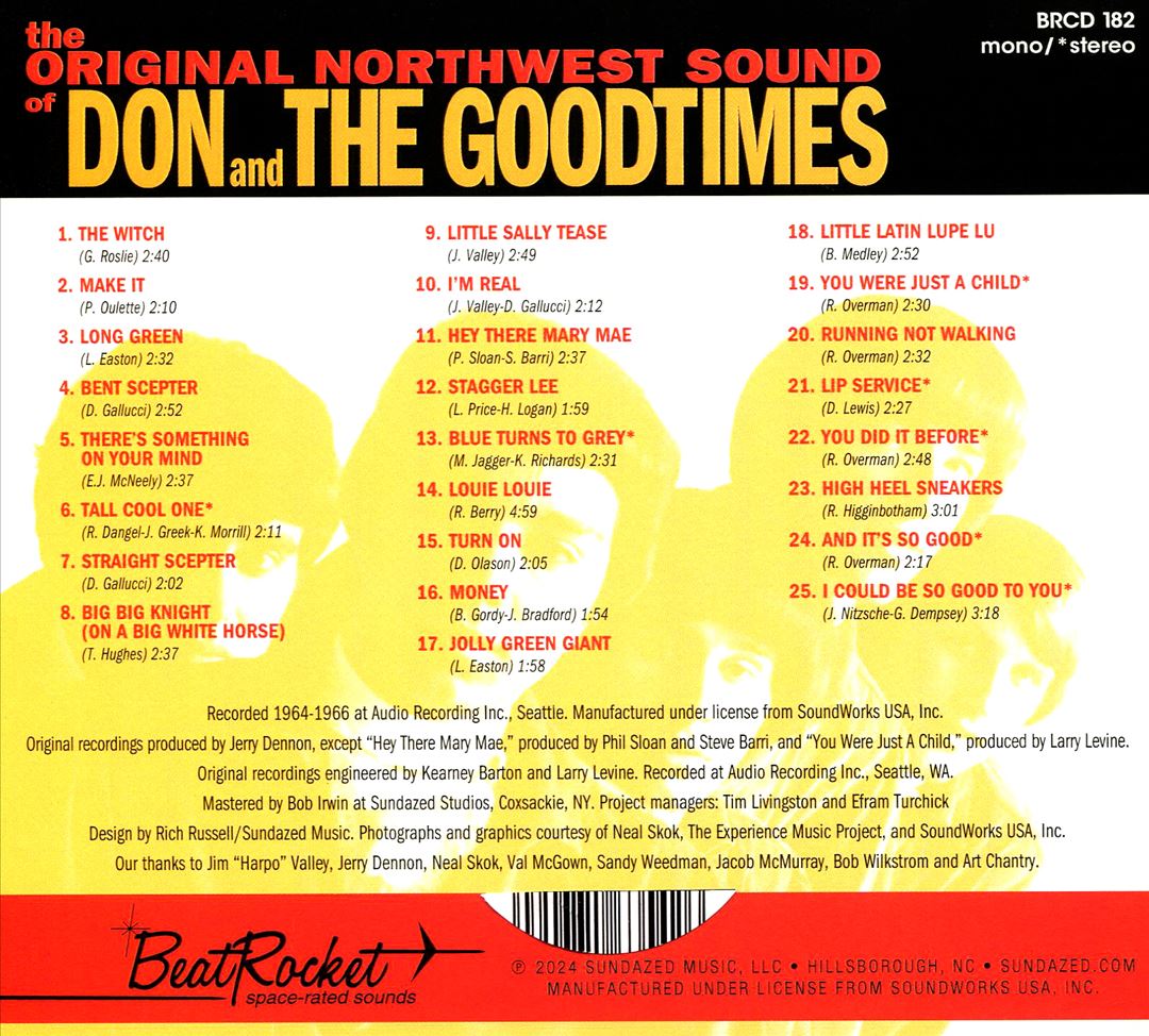 Original Northwest Sound of Don & the Goodtimes cover art