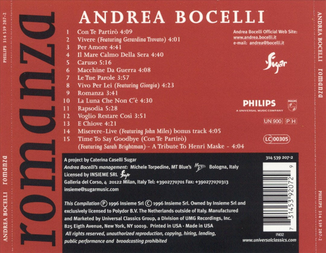 Romanza cover art