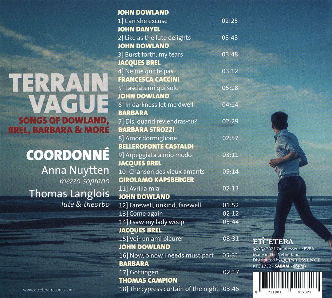 Terrain Vague: Songs of Dowland, Brel, Barbara & More cover art