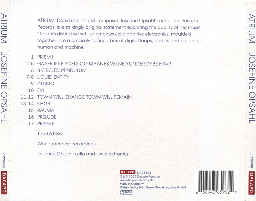 ATRIUM cover art
