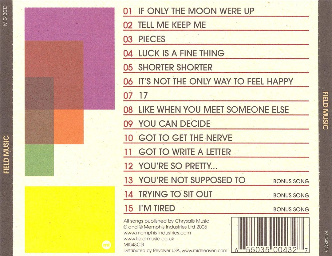 Field Music [Bonus Tracks] cover art