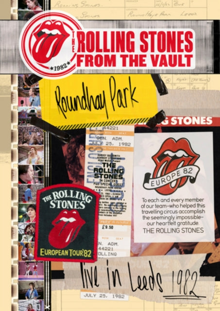 Rolling Stones (The) - From The Vault Live Leeds 1982 DVD cover art