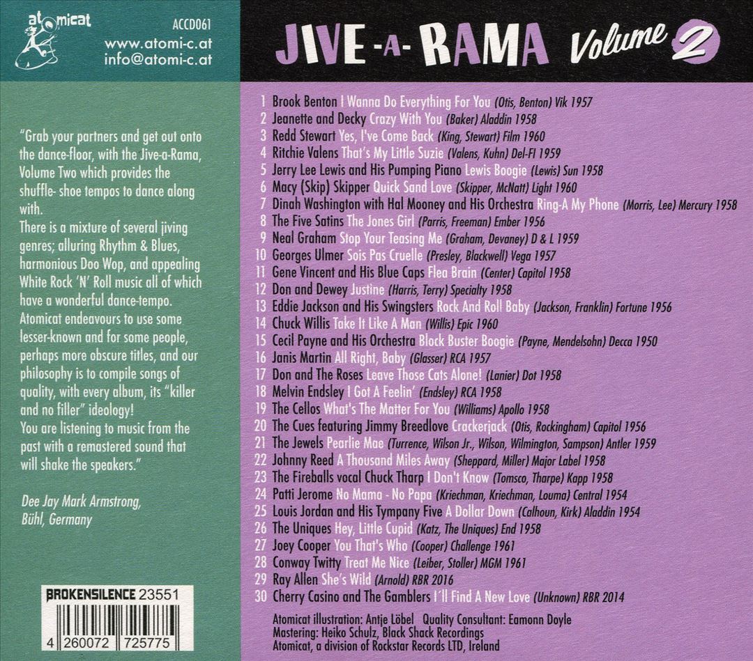Jive-A-Rama, Vol. 2 cover art