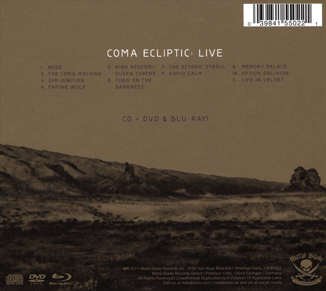Coma Ecliptic Live [With Blu-ray] cover art
