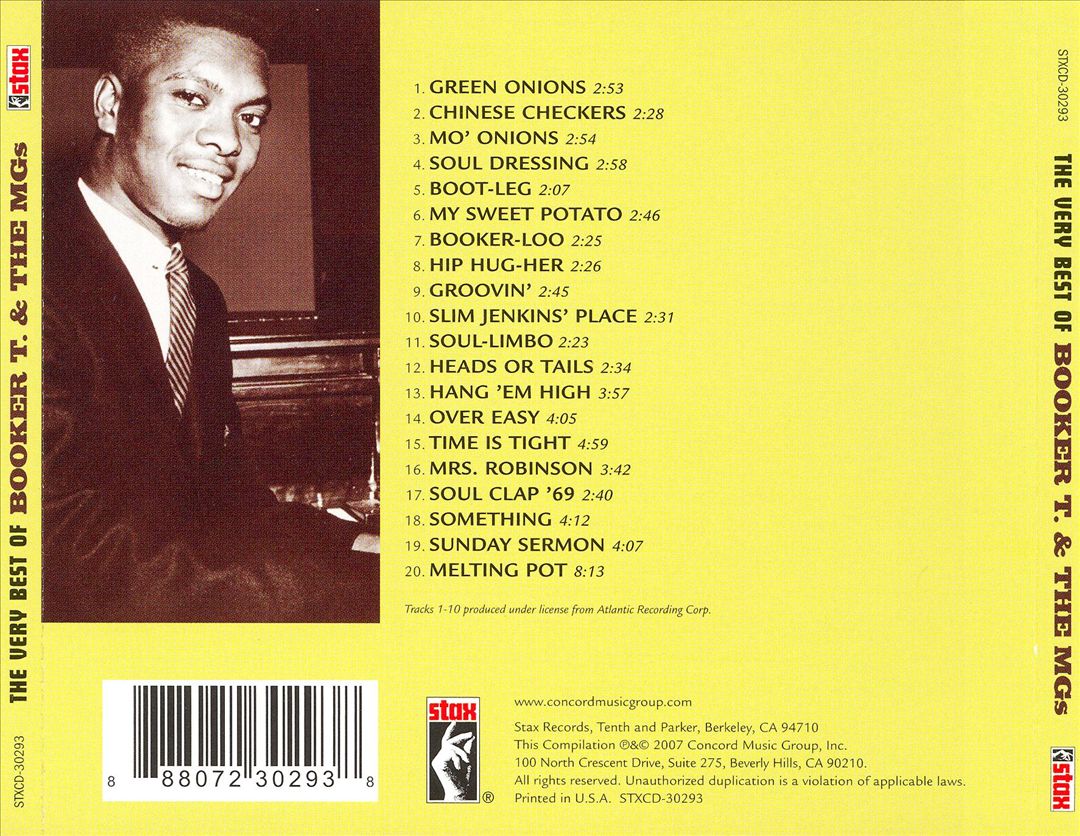 Very Best of Booker T. and the MG's [Stax] cover art