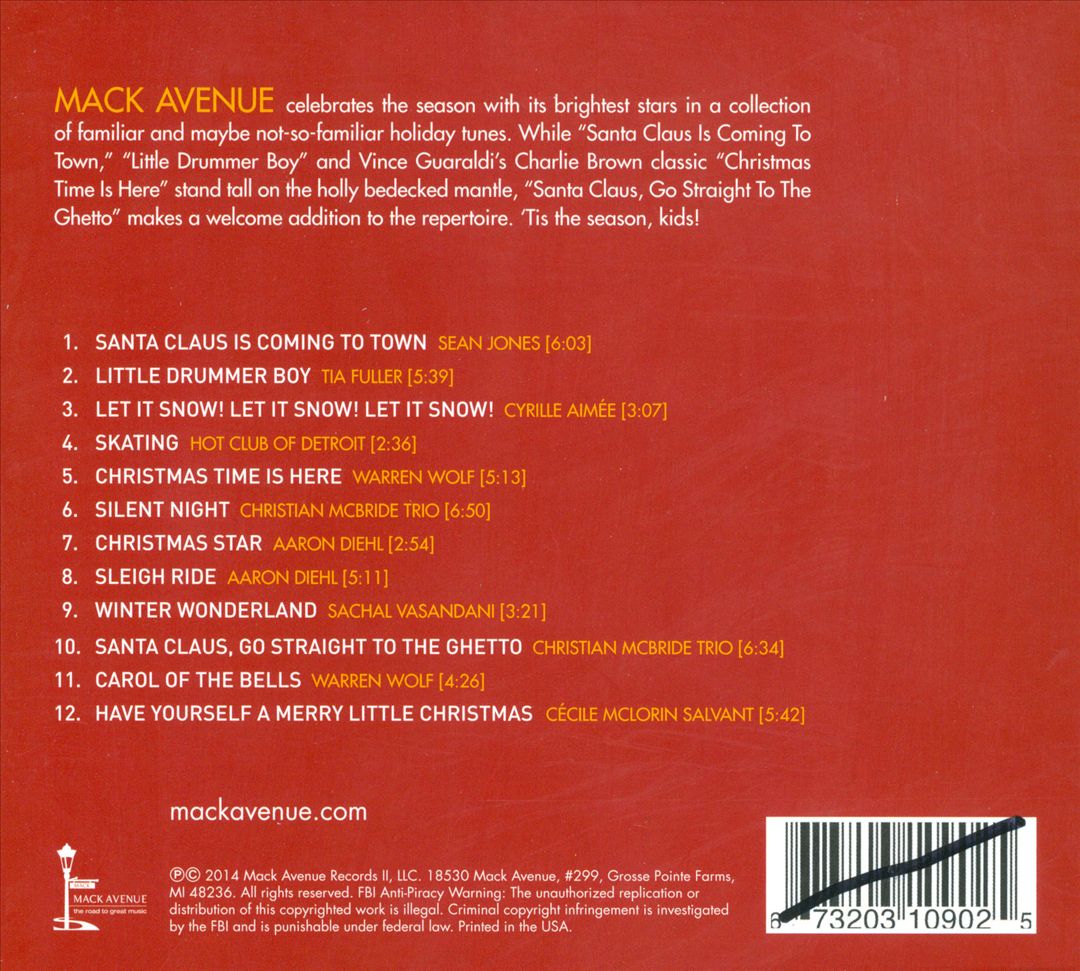 It's Christmas on Mack Avenue cover art