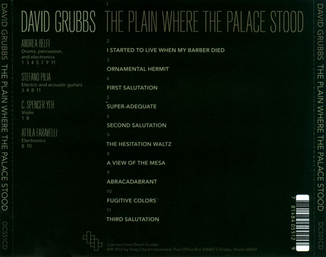 Plain Where the Palace Stood cover art