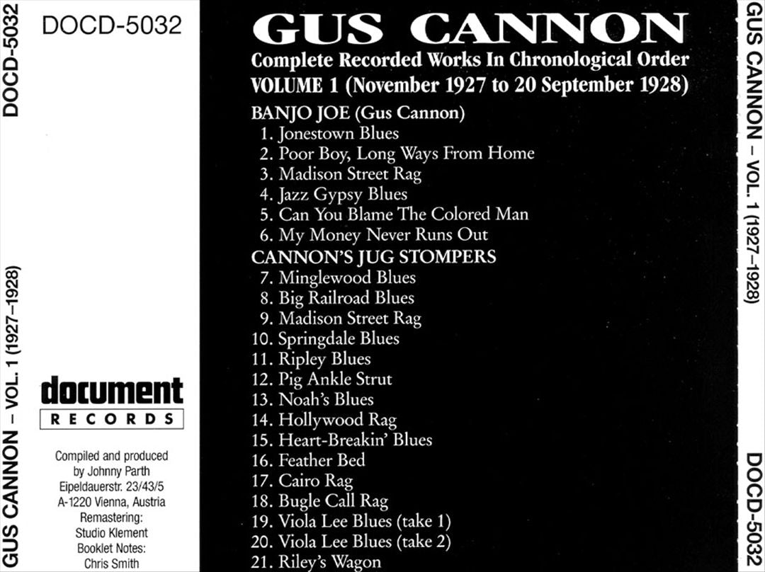 Complete Recorded Works, Vol. 1 (1927-1928) cover art