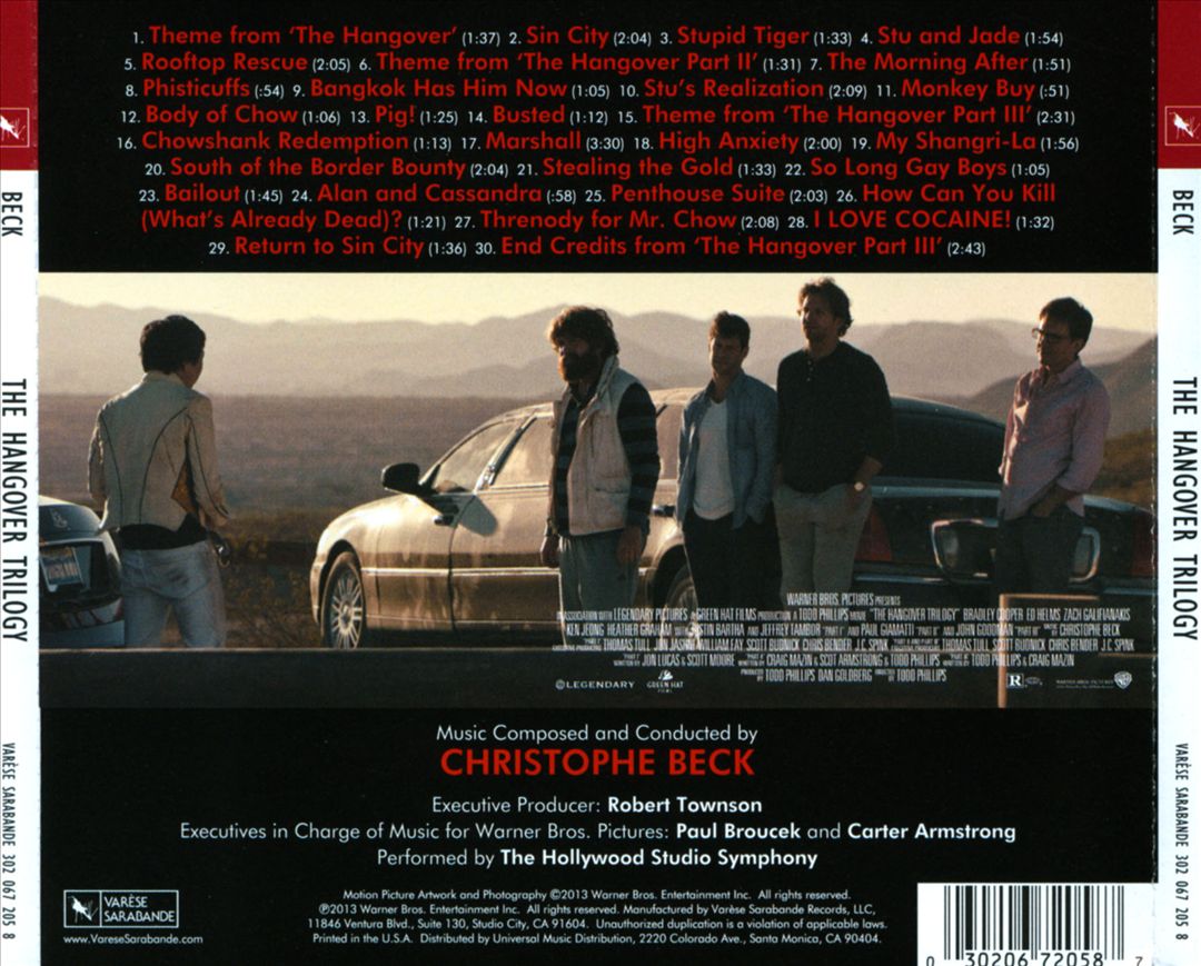 Hangover Trilogy [Original Score] cover art