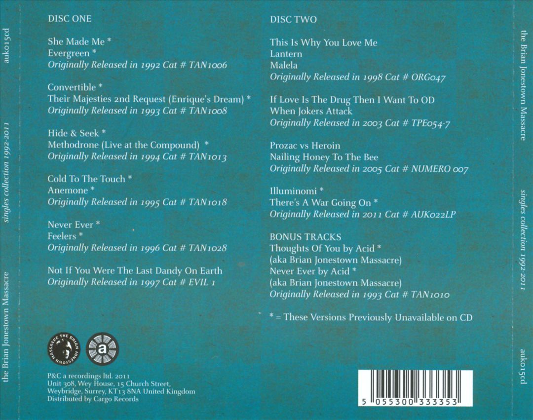 Singles Collection (1992-2011) cover art