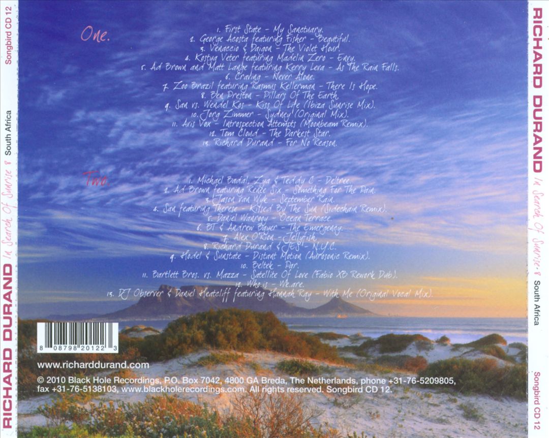 In Search of Sunrise, Vol. 8: South Africa cover art