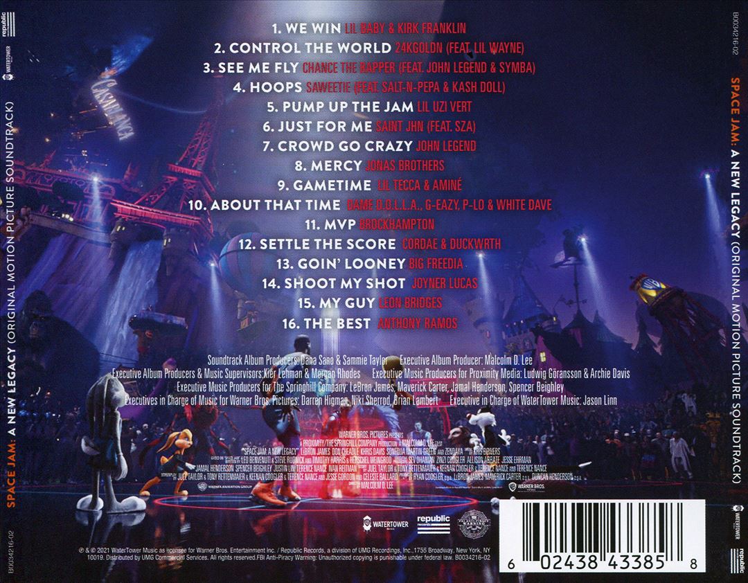 Space Jam: A New Legacy [Original Motion Picture Soundtrack] cover art