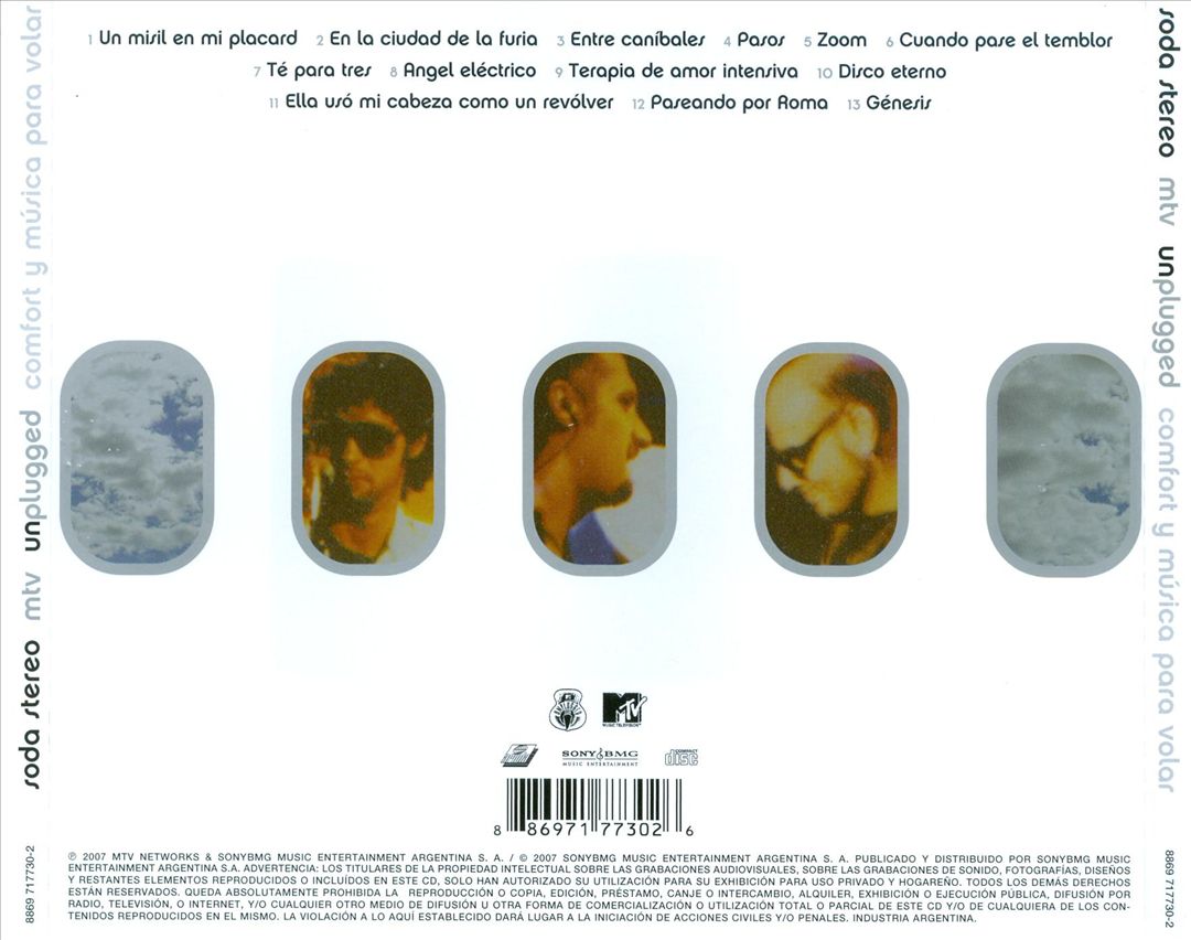MTV Unplugged: Comfort y Música Para Volar [2007] cover art
