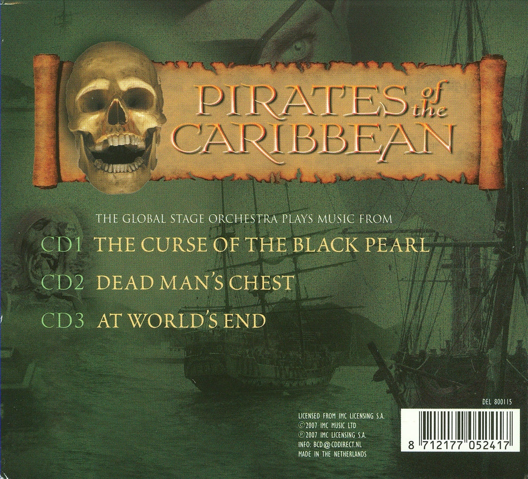 Music from Pirates of the Caribbean I, II, III: Never Trust a Pirate cover art