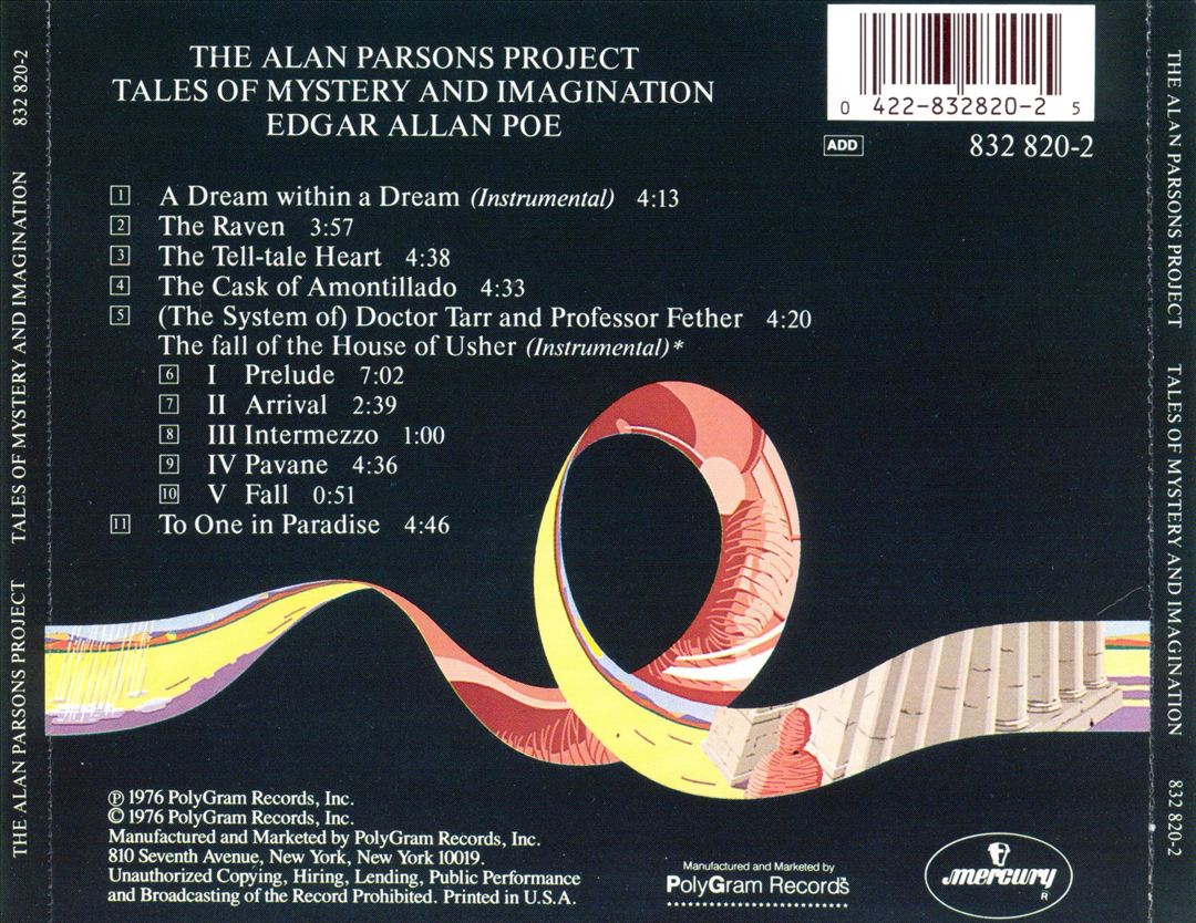 Tales of Mystery and Imagination: Edgar Allan Poe cover art